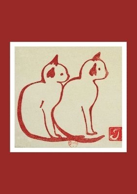 Carnet Blanc Deux Chats, Estampe 1