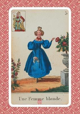 Carnet Blanc, Cartomancie, Femme Blonde, 18e Siècle