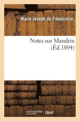 bokomslag Notes Sur Mandrin