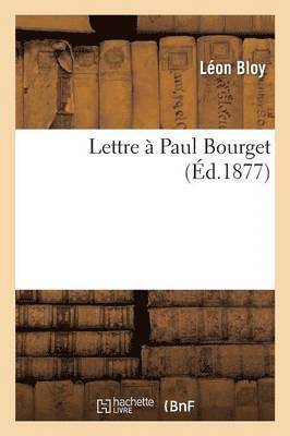 Lettre  Paul Bourget 1