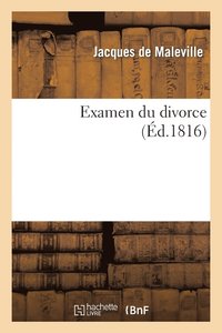 bokomslag Examen Du Divorce
