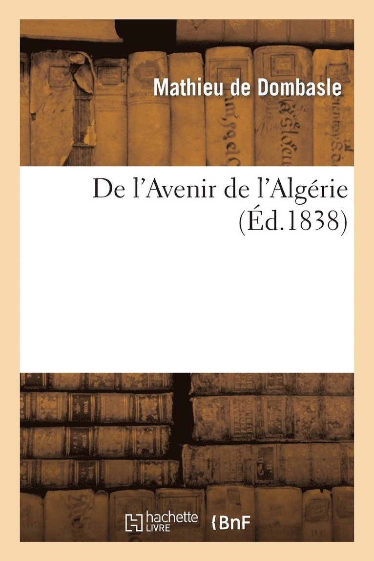 de l'Avenir de l'Algerie 1