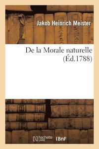 bokomslag de la Morale Naturelle