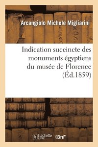 bokomslag Indication Succinte Des Monuments Egyptiens Du Musee de Florence