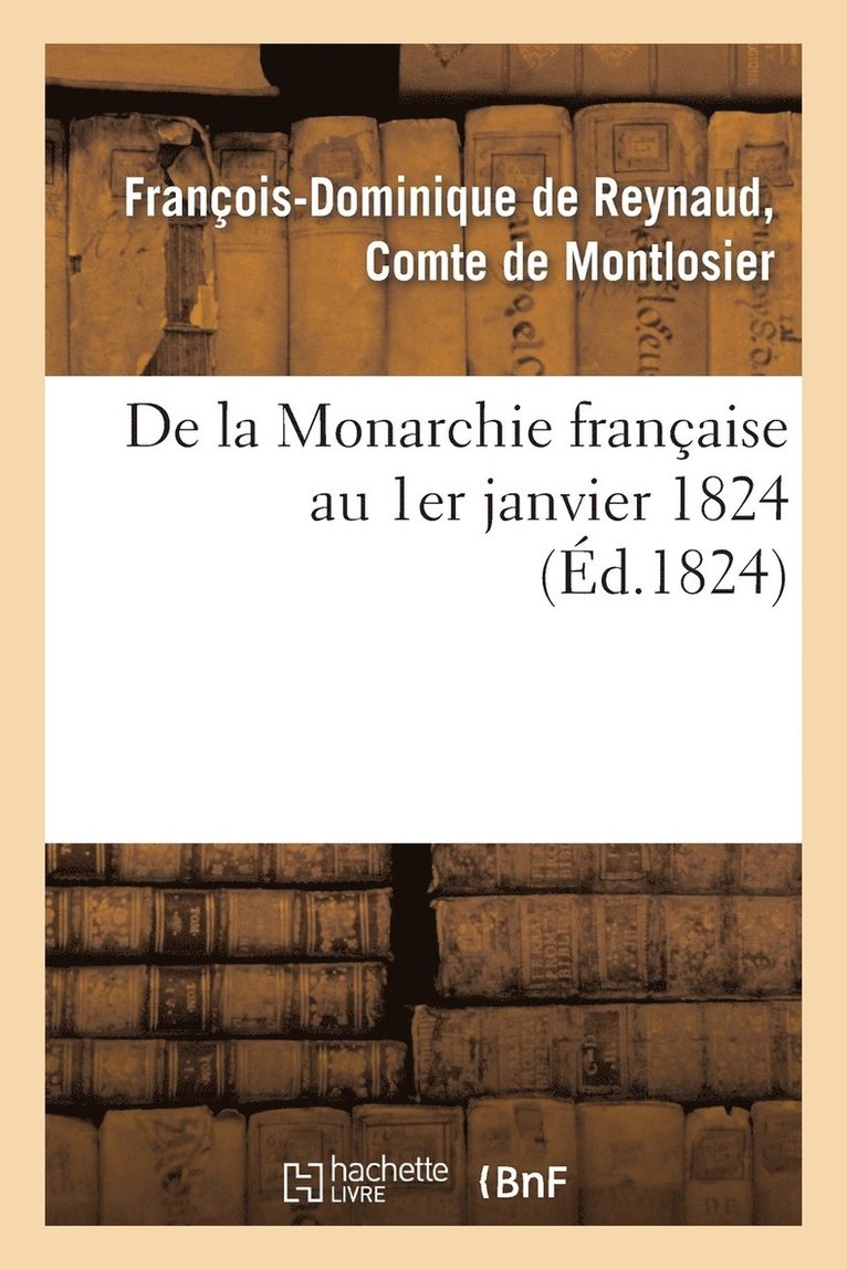 de la Monarchie Franaise Au 1er Janvier 1824 1