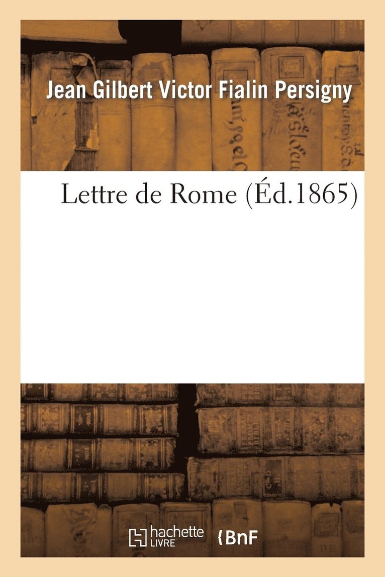 Lettre de Rome 1