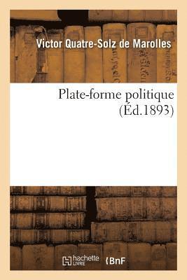 bokomslag Plate-Forme Politique