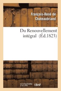 bokomslag Du Renouvellement Intgral