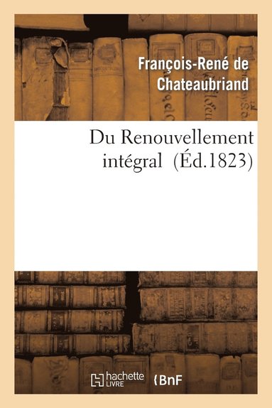 bokomslag Du Renouvellement Intégral