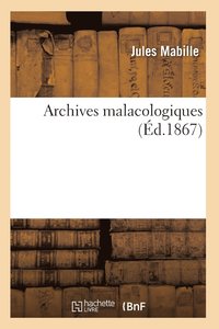 bokomslag Archives Malacologiques