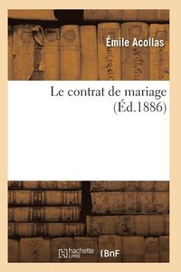 bokomslag Le Contrat de Mariage