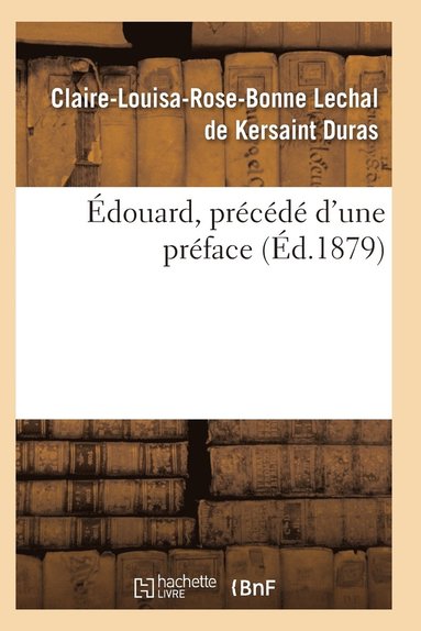 bokomslag Édouard, Précédé d'Une Préface