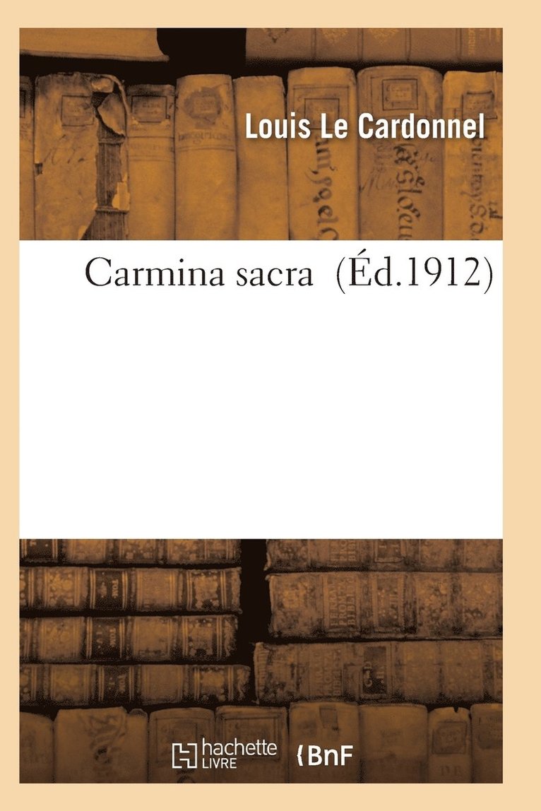 Carmina Sacra 1