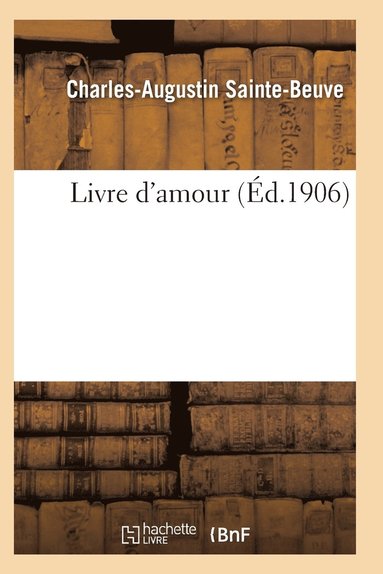 bokomslag Livre d'Amour 2e Éd