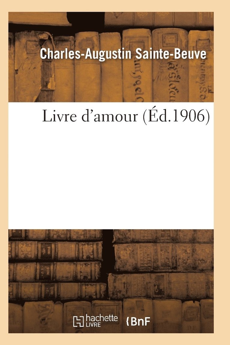 Livre d'Amour 2e Ed 1