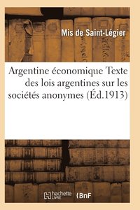 bokomslag Argentine Economique