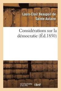 bokomslag Considrations Sur La Dmocratie