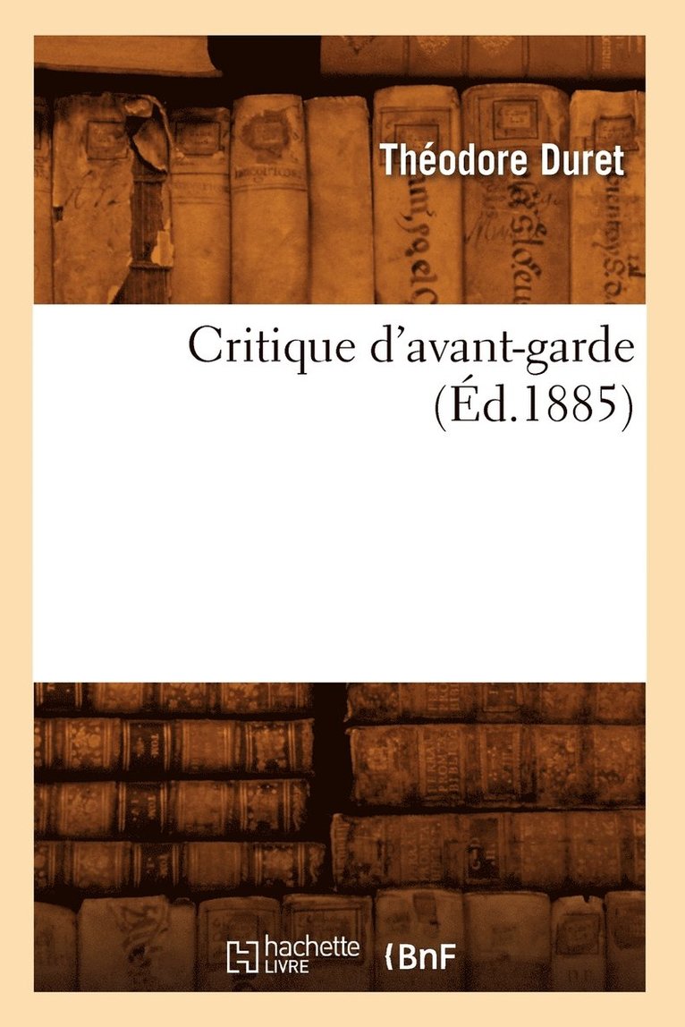 Critique d'Avant-Garde (d.1885) 1
