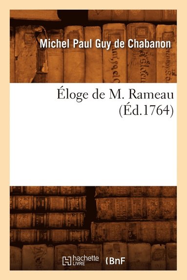 bokomslag loge de M. Rameau (d.1764)