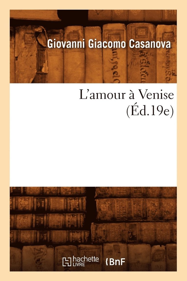 L'Amour A Venise (Ed.19e) 1