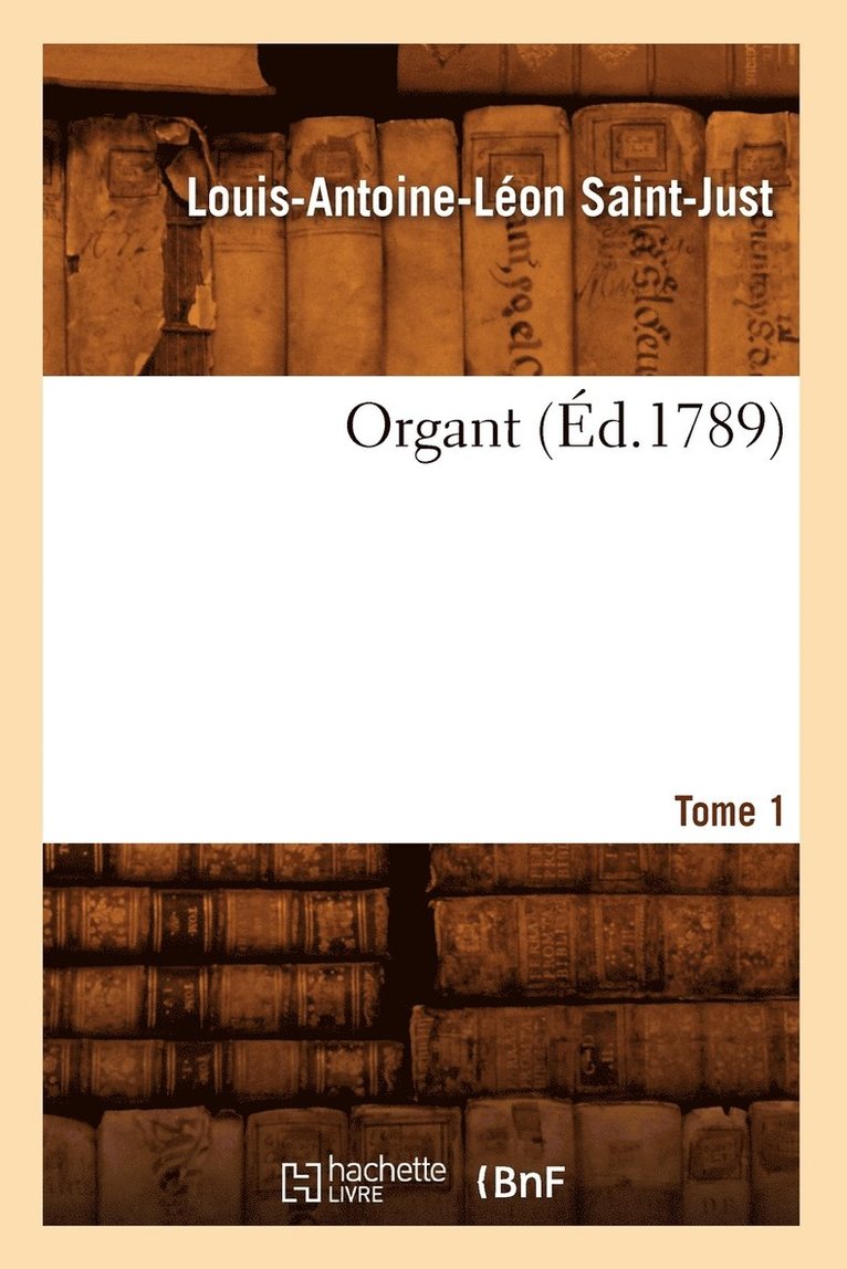 Organt. Tome 1 (d.1789) 1