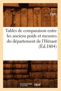 bokomslag Tables de Comparaison Entre Les Anciens Poids Et Mesures Du Departement de l'Heraut (Ed.1804)