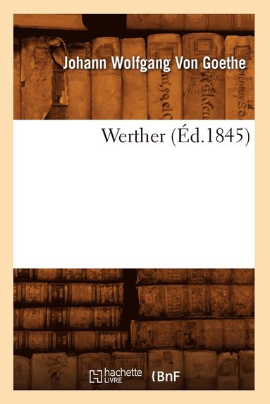 bokomslag Werther (Éd.1845)