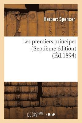 bokomslag Les Premiers Principes (Septième Édition)