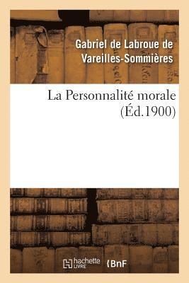 bokomslag La Personnalité Morale