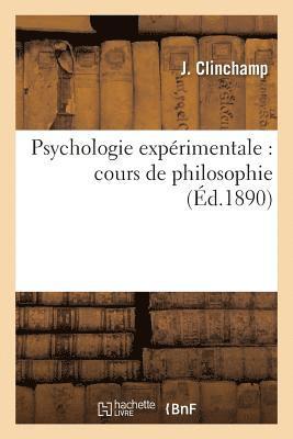 bokomslag Psychologie Experimentale: Cours de Philosophie