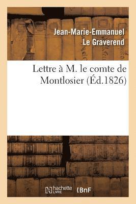 bokomslag Lettre  M. Le Comte de Montlosier