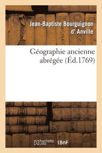 bokomslag Gographie Ancienne Abrge