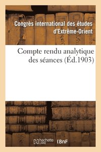 bokomslag Compte Rendu Analytique Des Séances