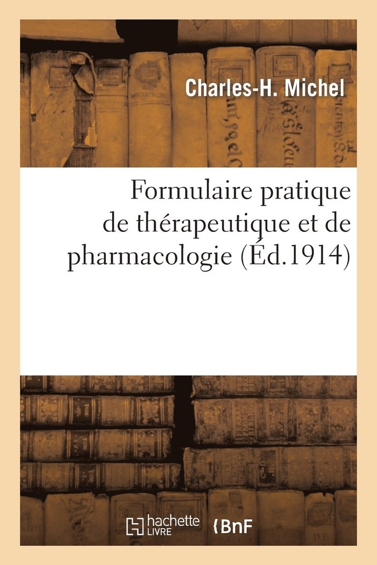 Formulaire Pratique de Therapeutique Et de Pharmacologie 1