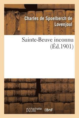 bokomslag Sainte-Beuve Inconnu