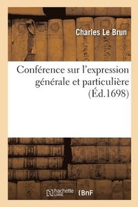 bokomslag Conference Sur l'Expression Generale Et Particuliere