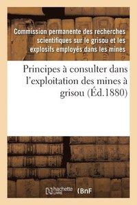 bokomslag Principes  Consulter Dans l'Exploitation Des Mines  Grisou