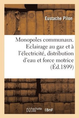 Monopoles Communaux. Eclairage Au Gaz Et  l'lectricit, Distribution d'Eau 1