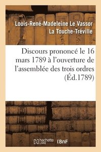 bokomslag Discours Prononc Le 16 Mars 1789