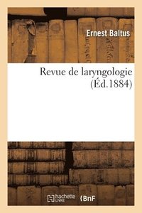 bokomslag Revue de Laryngologie