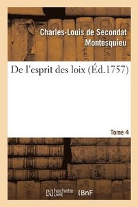 bokomslag de l'Esprit Des Loix