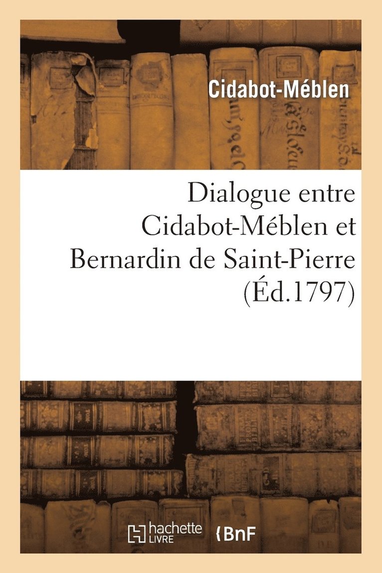 Dialogue Entre Cidabot-Mblen Et Bernardin de Saint-Pierre 1