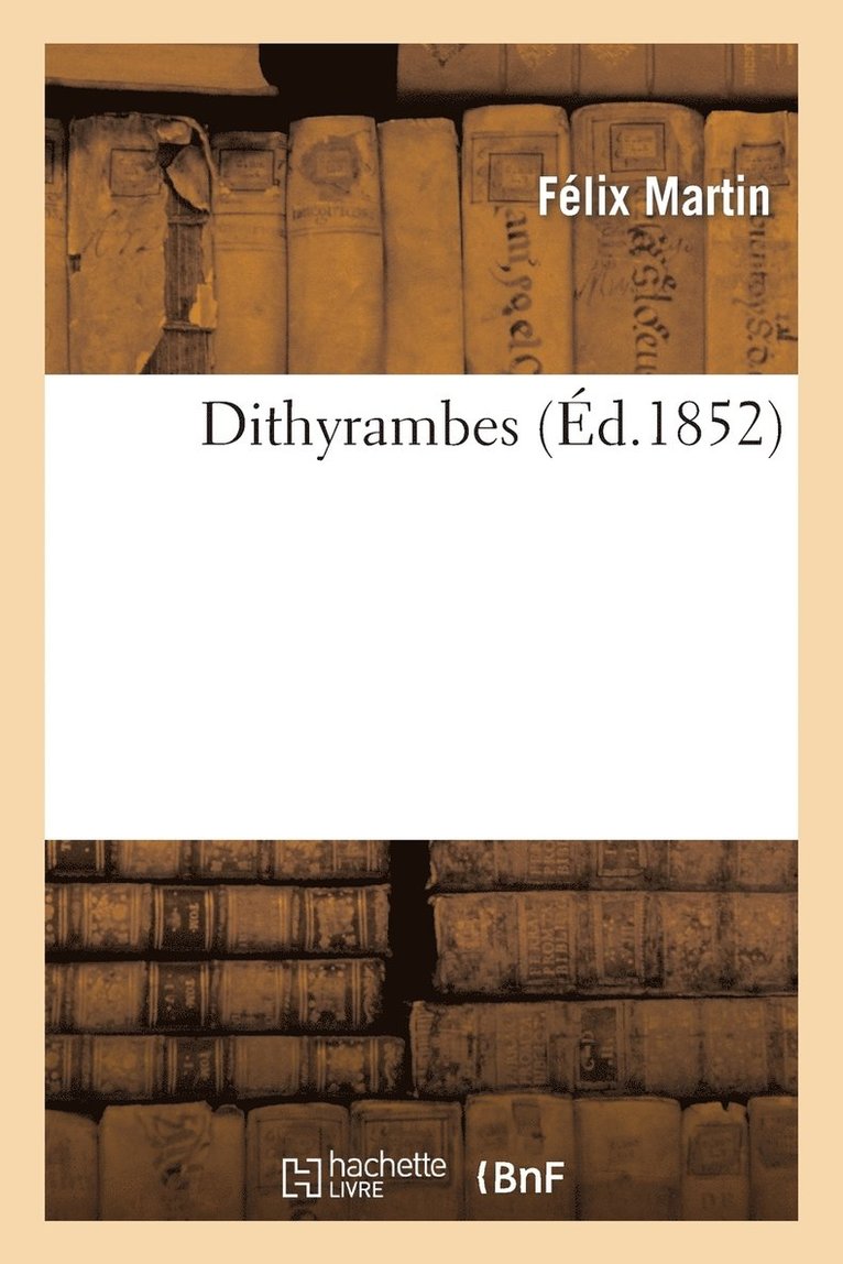 Dithyrambes 1