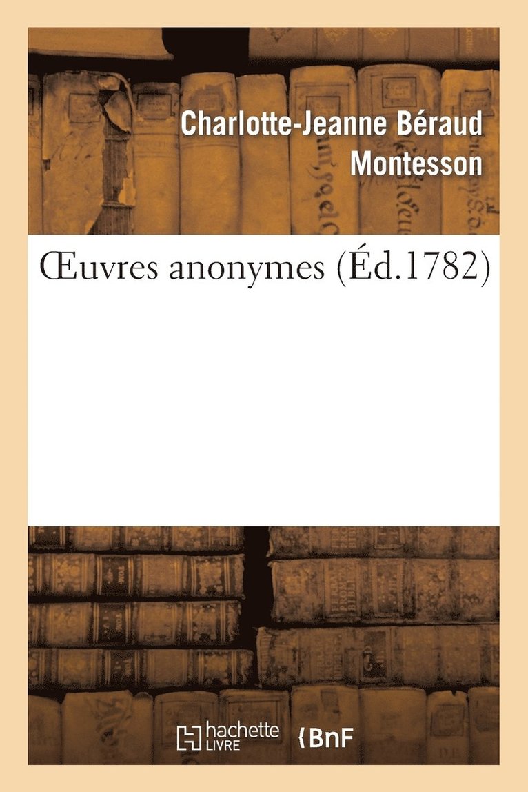 Oeuvres Anonymes 1