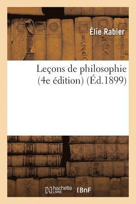 bokomslag Leçons de Philosophie (4e Édition)