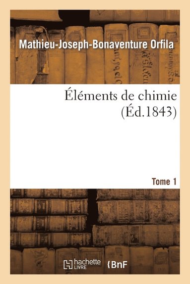 bokomslag lments de Chimie. Tome 1