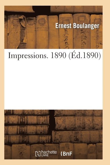 bokomslag Impressions. 1890