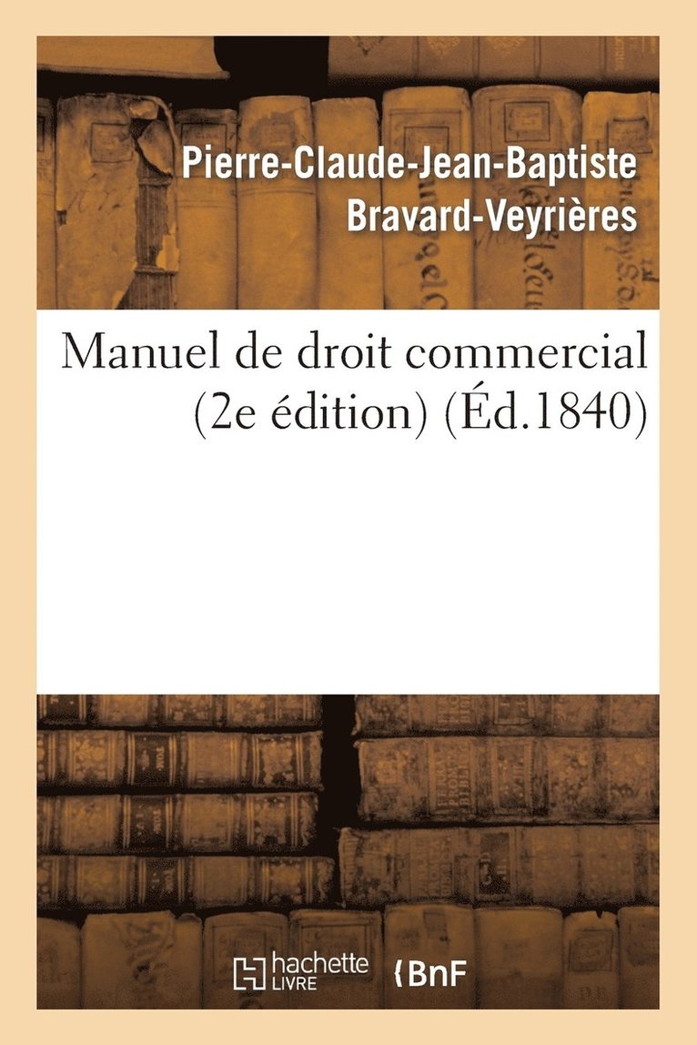 Manuel de Droit Commercial 1