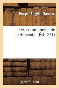 bokomslag Des Communes Et de l'Aristocratie