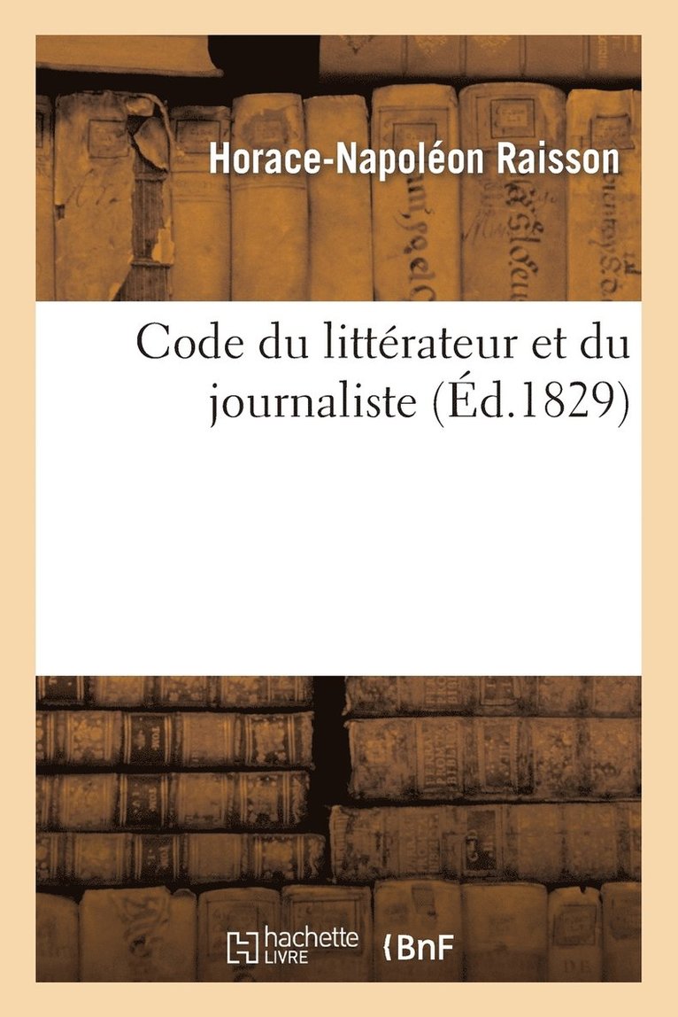 Code Du Littrateur Et Du Journaliste 1